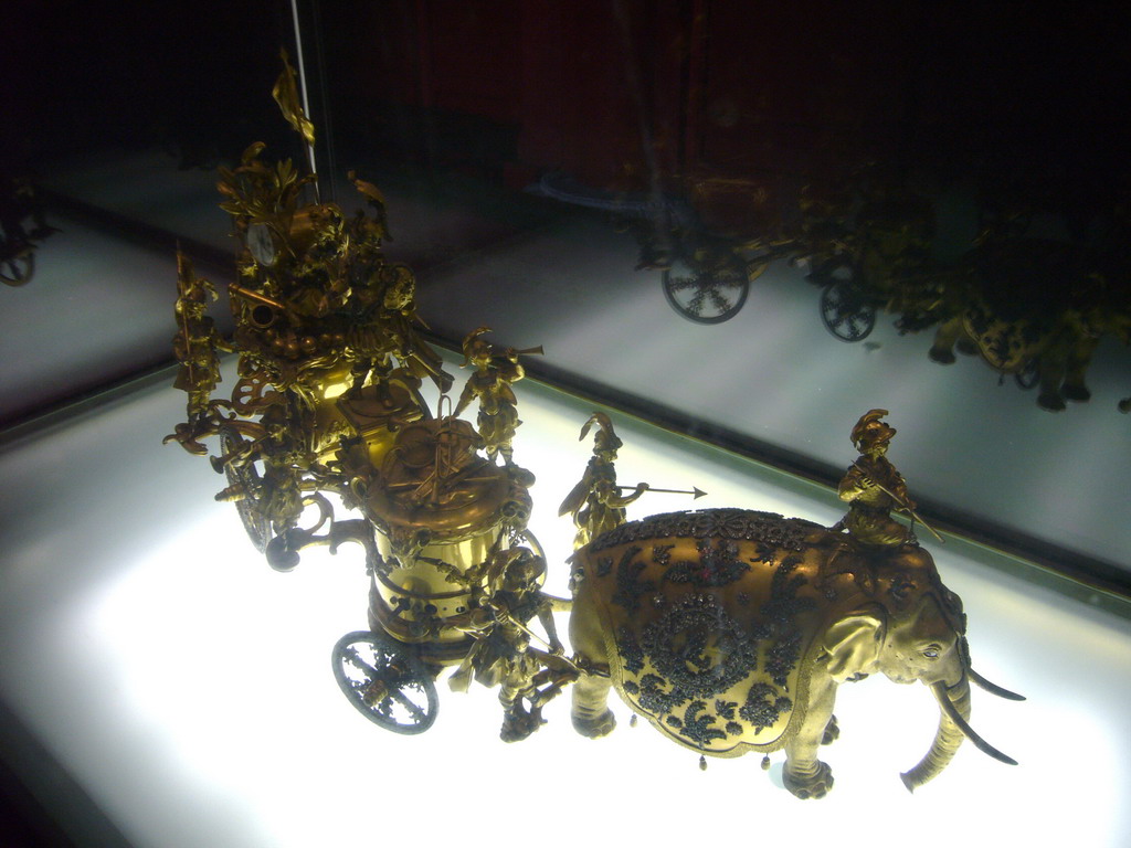 Statuette of an Elephant with carriage, at the Hall of Ancestry Worship at the Forbidden City