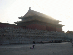 Back side of the Hall of Preserving Harmony at the Forbidden City