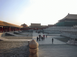 Northeast side of the Hall of Supreme Harmony, under renovation, at the Forbidden City
