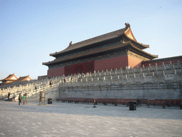 Front of the Hall of Preserving Harmony at the Forbidden City