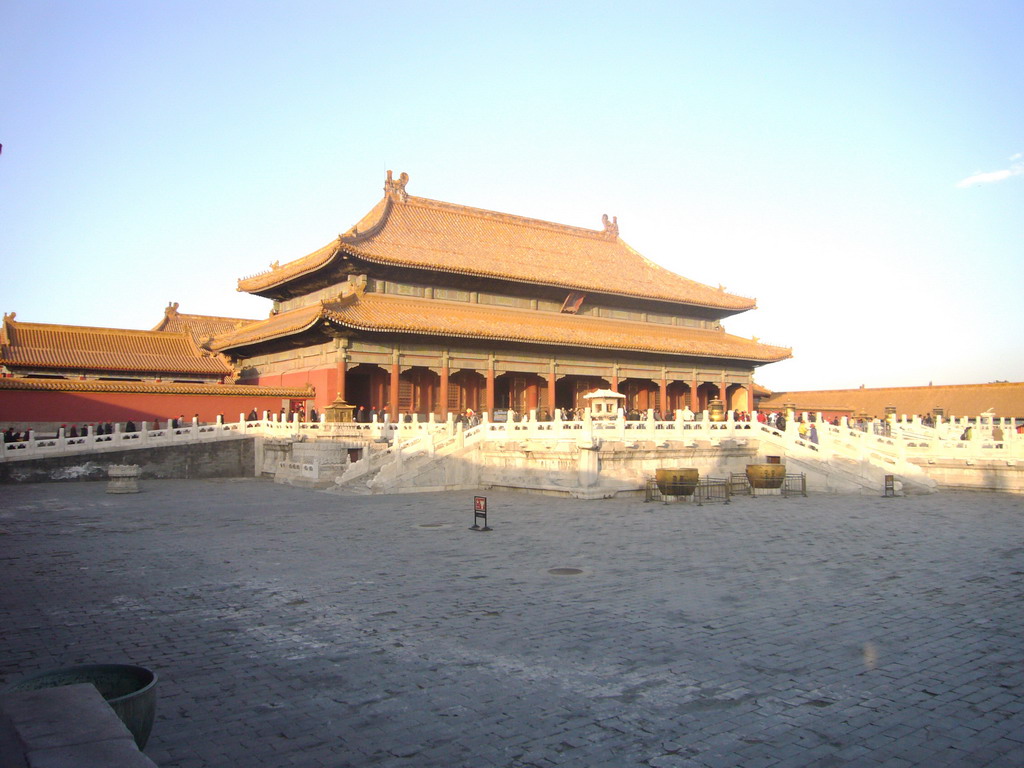 Front of the Hall of Heavenly Purity  at the Forbidden City
