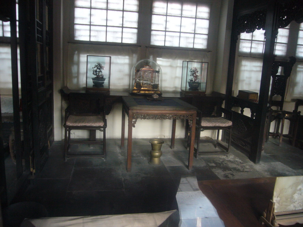 Interior of the Hall of Consolation at the Forbidden City