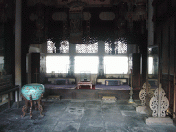Interior of the Hall of Harmonious Conduct at the Forbidden City