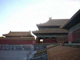 Northeast side of the Hall of Heavenly Purity and the Hall of Union and Peace