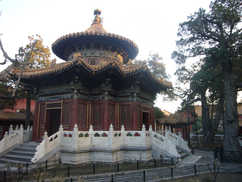 The Pavilion of Myriad Springs at the Imperial Garden of the Forbidden City