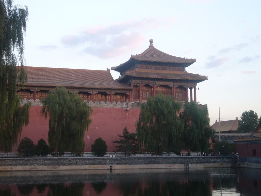 The Moat and the Right Palace Gate of the Forbidden City