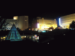 The Xidan Culture Square and the Grand Pacific shopping mall, by night
