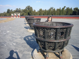 Miaomiao with iron stoves near the Circular Mound at the Temple of Heaven
