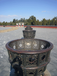 Iron stoves near the Circular Mound at the Temple of Heaven