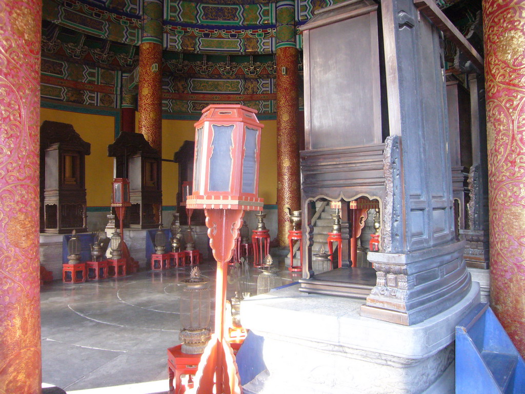 Interior of the Imperial Vault of Heaven at the Temple of Heaven