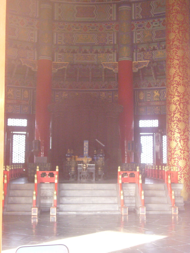 Interior of the Hall of Prayer for Good Harvests at the Temple of Heaven