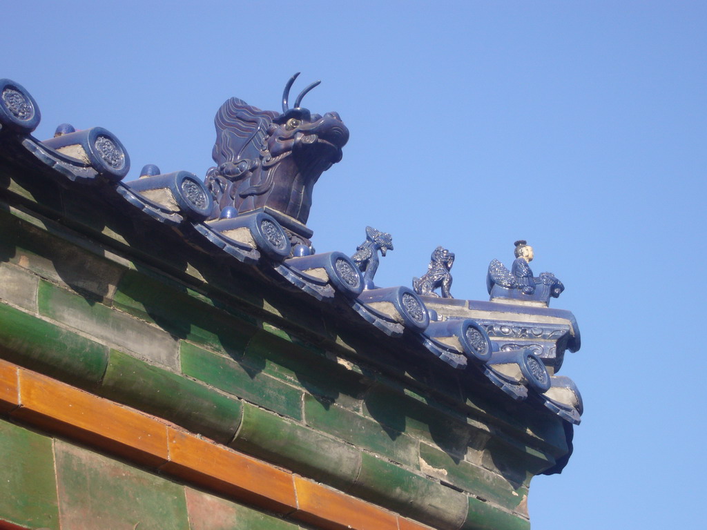 Decorations on the gate in front of the Imperial Hall of Heaven at the Temple of Heaven