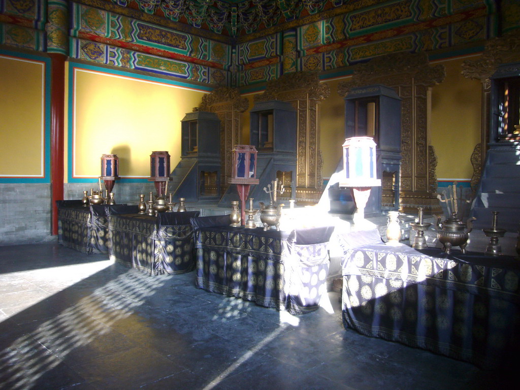 Interior of the Imperial Hall of Heaven at the Temple of Heaven