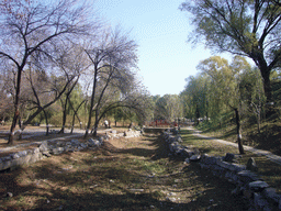 Path and bridge at the east side of the Old Summer Palace