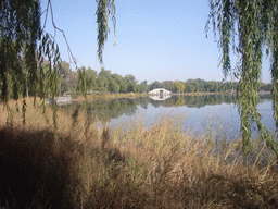 Lake with a bridge at the east side of the Old Summer Palace