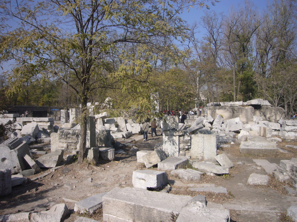 Ruins of the Xieqiqu building at the European Palaces at the Old Summer Palace