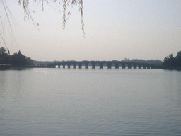 The Seventeen-Arch Bridge over Kunming Lake at the Summer Palace, viewed from the East Causeway