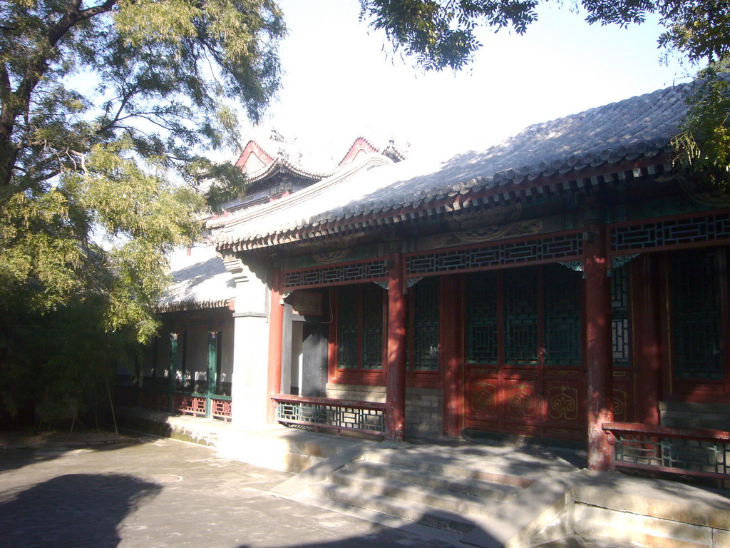 Back side of the Hall of Jade Ripples at the Summer Palace