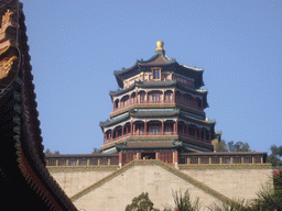 beijing_1_422 - 170 kb - 1024x768 - The Gate of Dispelling Clouds and the Tower of Buddhist Incense at the Summer Palace The Gate of Dispelling Clouds and the Tower of Buddhist Incense at the Summer Palace