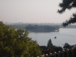 Kunming Lake and the South Lake Island, viewed from the staircase to the Tower of Buddhist Incense