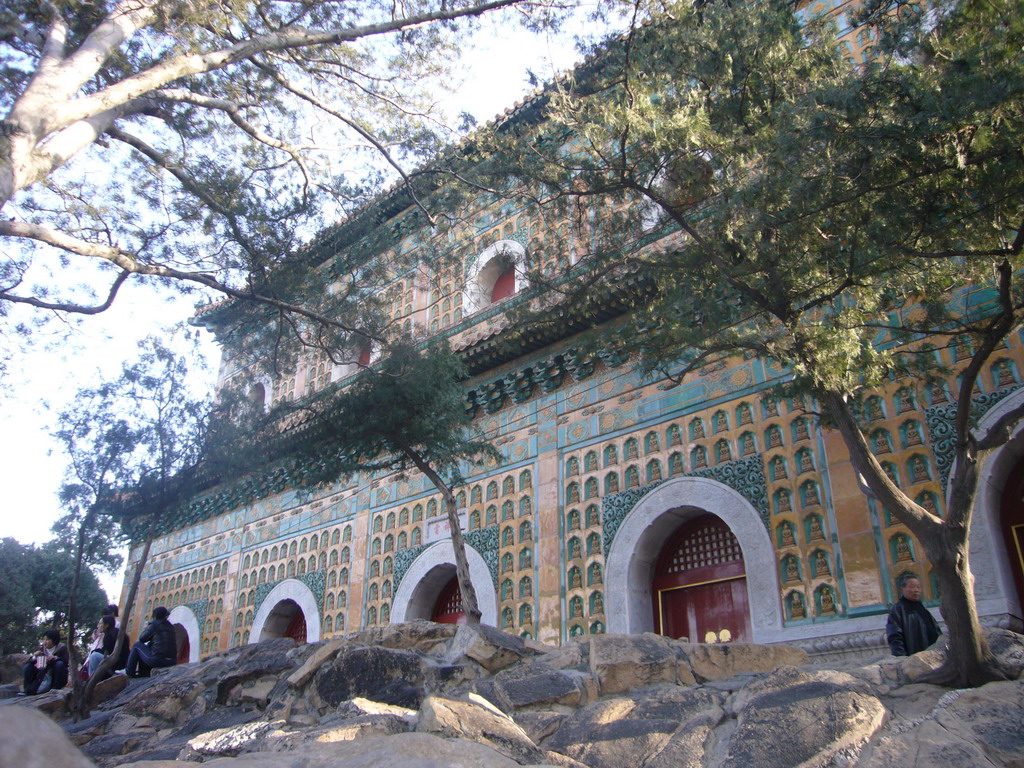 The back side of the Hall of the Sea of Wisdom at the Summer Palace
