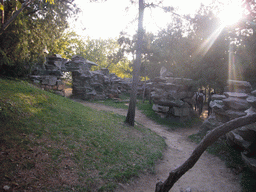 Rocks at the west path down from Longevity Hill at the Summer Palace