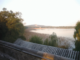 Kunming Lake and Longevity Hill with the Tower of Buddhist Incense and the Hall of the Sea of Wisdom at the Summer Palace, viewed from the Hall of Good Sight