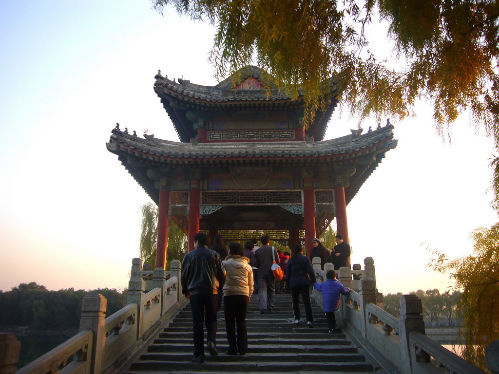 The Willow Bridge at the Summer Palace