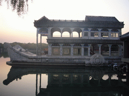 The Marble Boat at the northwest side of Kunming Lake at the Summer Palace, at sunset