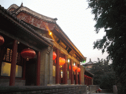 The Hall of Through the Wonderland at the Summer Palace, at sunset