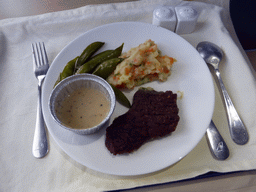 Lunch in the airplane from Amsterdam