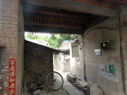 Old houses at the Panjia Hutong alley, viewed from the Fenfang Liuli street