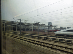 Shijiazhuang Railway Station, viewed from the high speed train to Zhengzhou