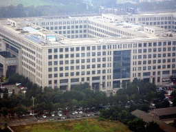 Building on the northeast side of the city, viewed from the airplane from Dalian