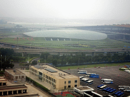 Beijing Capital International Airport, viewed from the airplane from Dalian