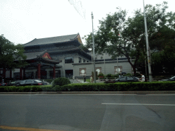 Building at the east side of the city, viewed from the taxi from the airport to the hotel