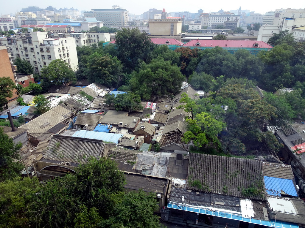 Hutong just south of the Beijing Prime Hotel Wanfujing, viewed from our room