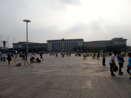 Tiananmen Square with the Great Hall of the People