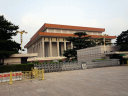 West side of the Mausoleum of Mao Zedong at Tiananmen Square