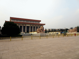 Back side of the Mausoleum of Mao Zedong at Tiananmen Square