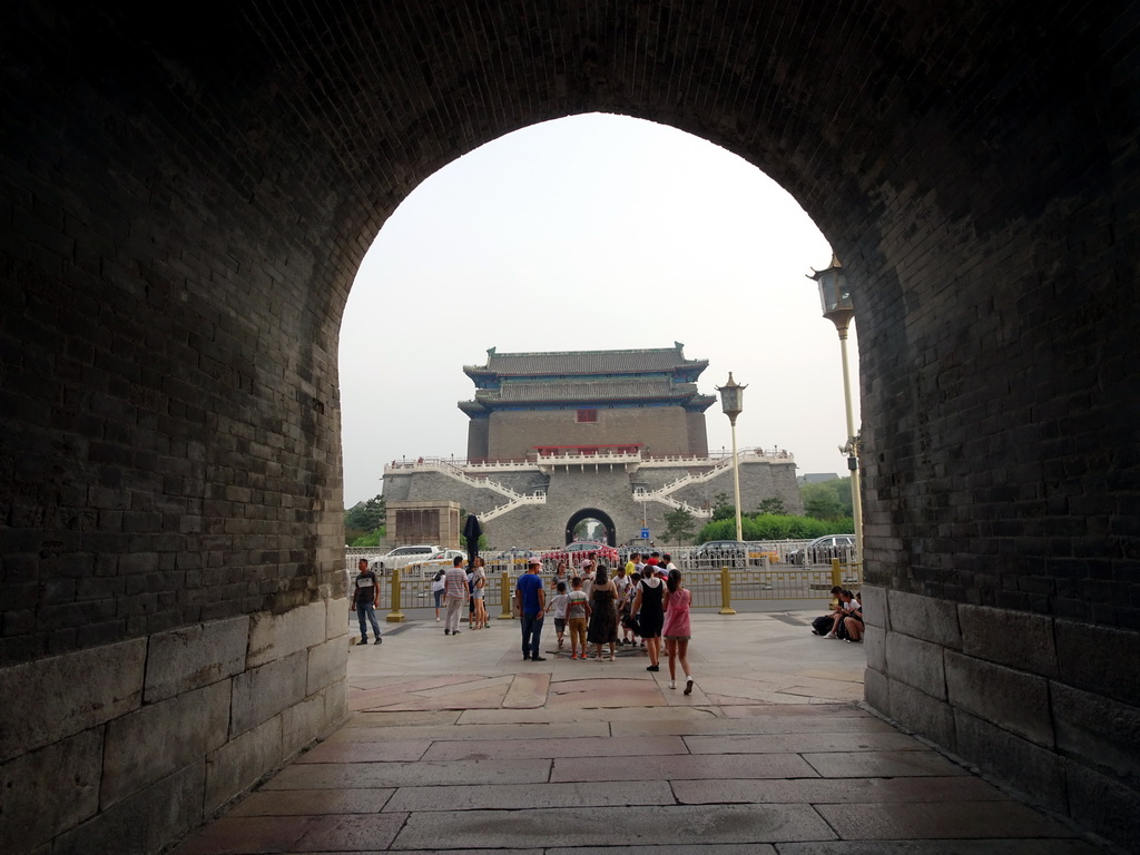 Zhengyang Archery Tower, viewed from under the Zhengyang Gate