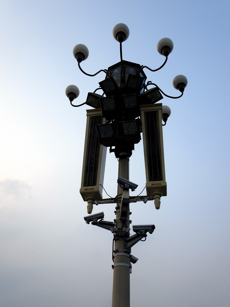 Lamp post at Tiananmen Square