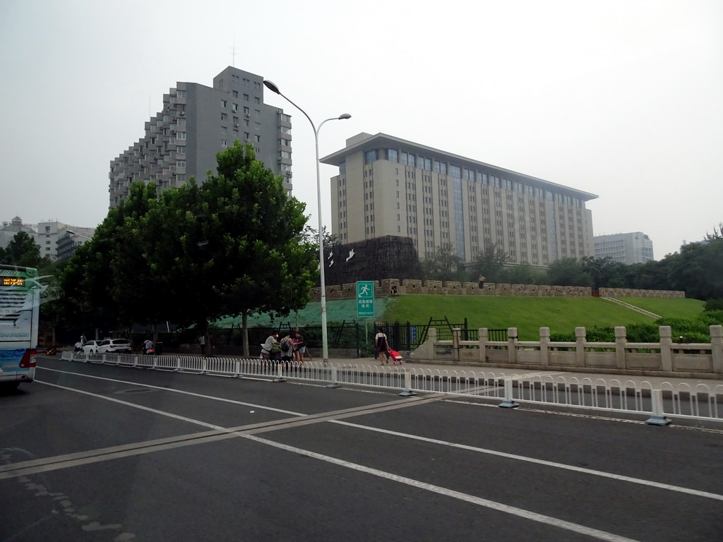 Buildings at Gulouwai Street, viewed from the bus