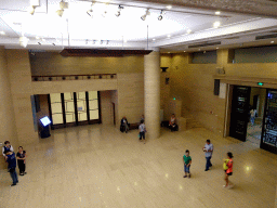 Lobby on the first floor of the National Art Museum of China, viewed from the second floor