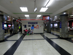 Interior of the Dongdan subway station