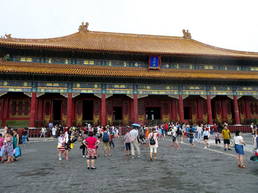 Front of the Hall of Supreme Harmony at the Forbidden City