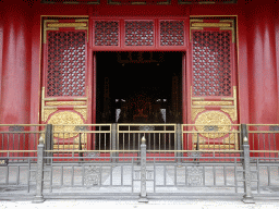 Gate to the throne at the Hall of Supreme Harmony at the Forbidden City