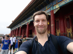 Tim in front of the Hall of Supreme Harmony at the Forbidden City