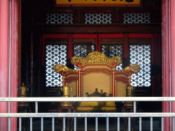 Interior of the Hall of Complete Harmony at the Forbidden City