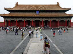 Front of the Hall of Preserving Harmony at the Forbidden City